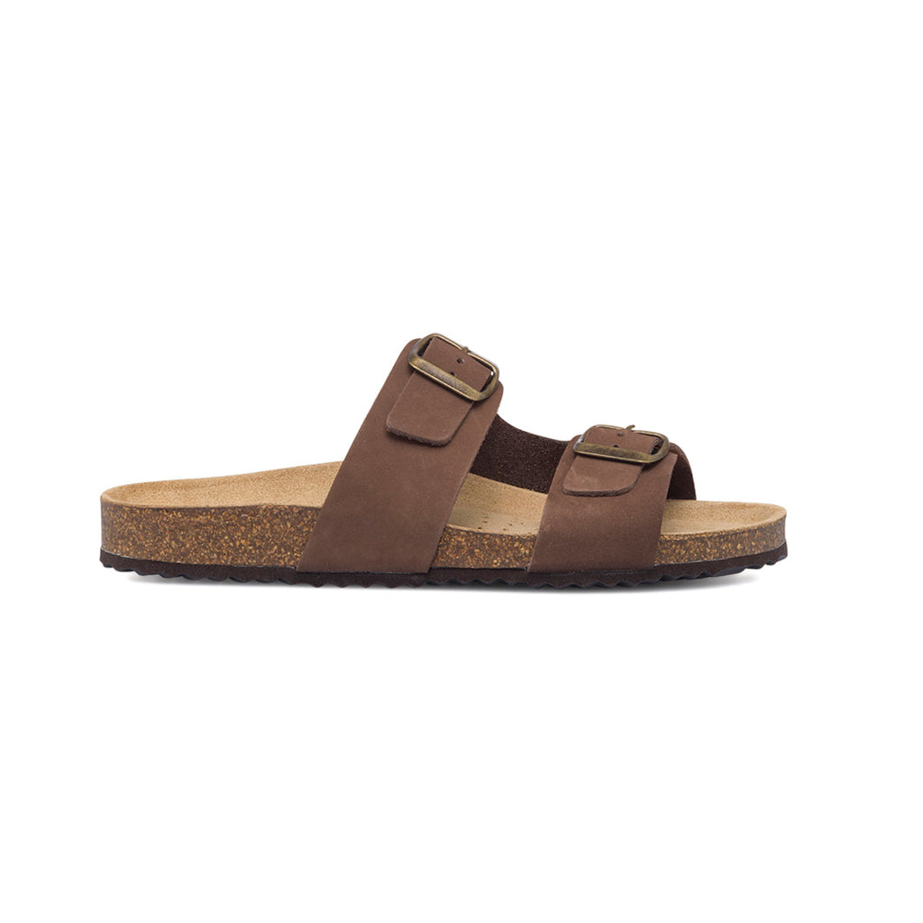 Sandali marroni in pelle da donna Geox Brionia