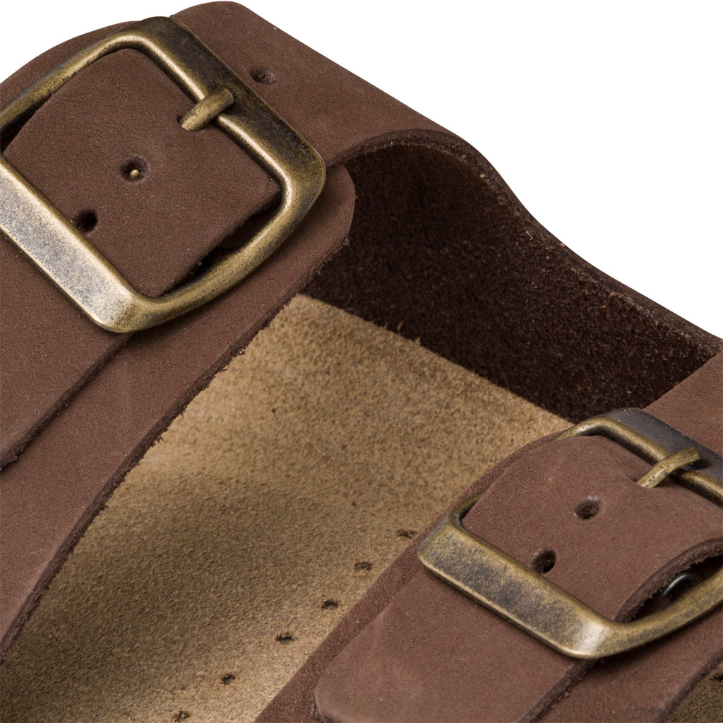 Sandali marroni in pelle da donna Geox Brionia