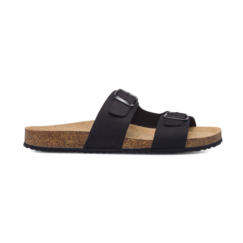 Sandali neri in pelle da donna Geox Brionia