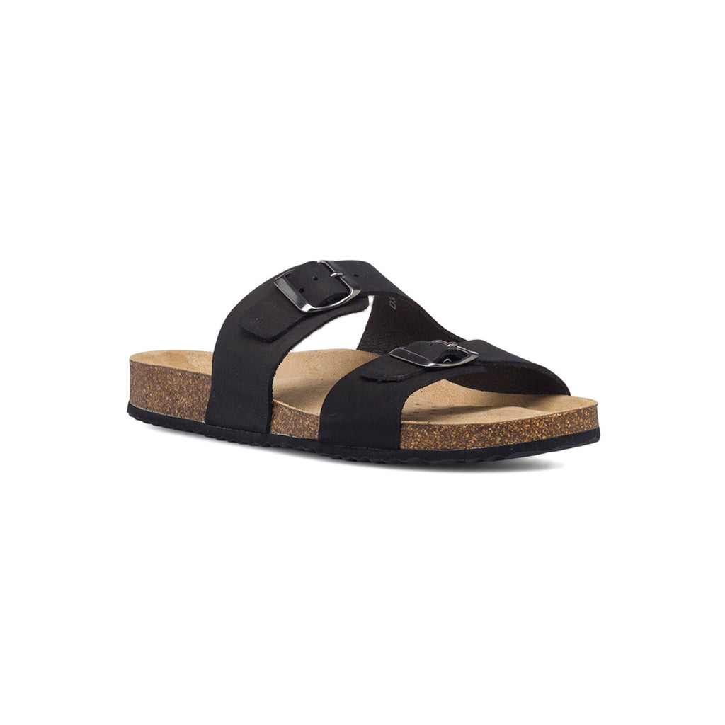 Sandali neri in pelle da donna Geox Brionia