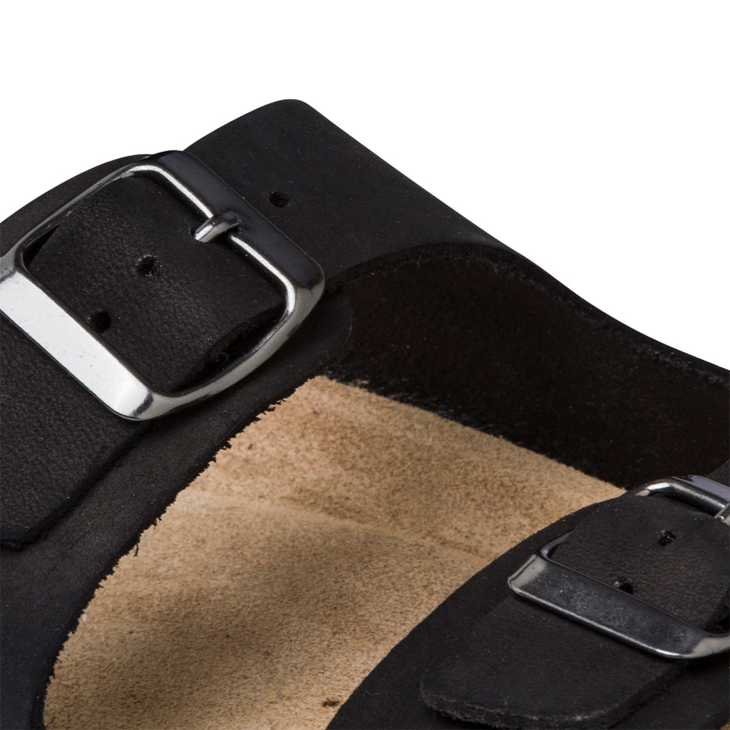 Sandali neri in pelle da donna Geox Brionia